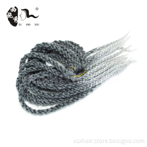 2016 new style 4x Crochet Box Braid Synthetic Senegalese Twist Crochet Box Braids Hair Extensions